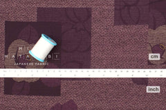 Japanese Fabric Tsubaki Monyo - E - 50cm