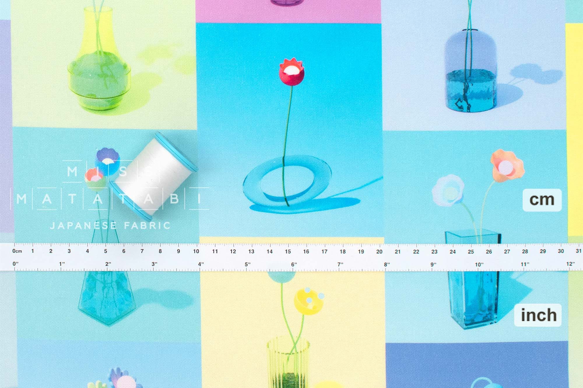 Japanese Fabric Virtual Floral - 50cm