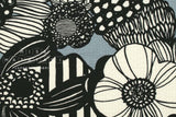 Japanese Fabric Cotton Ripple Wild Floral - D - 50cm