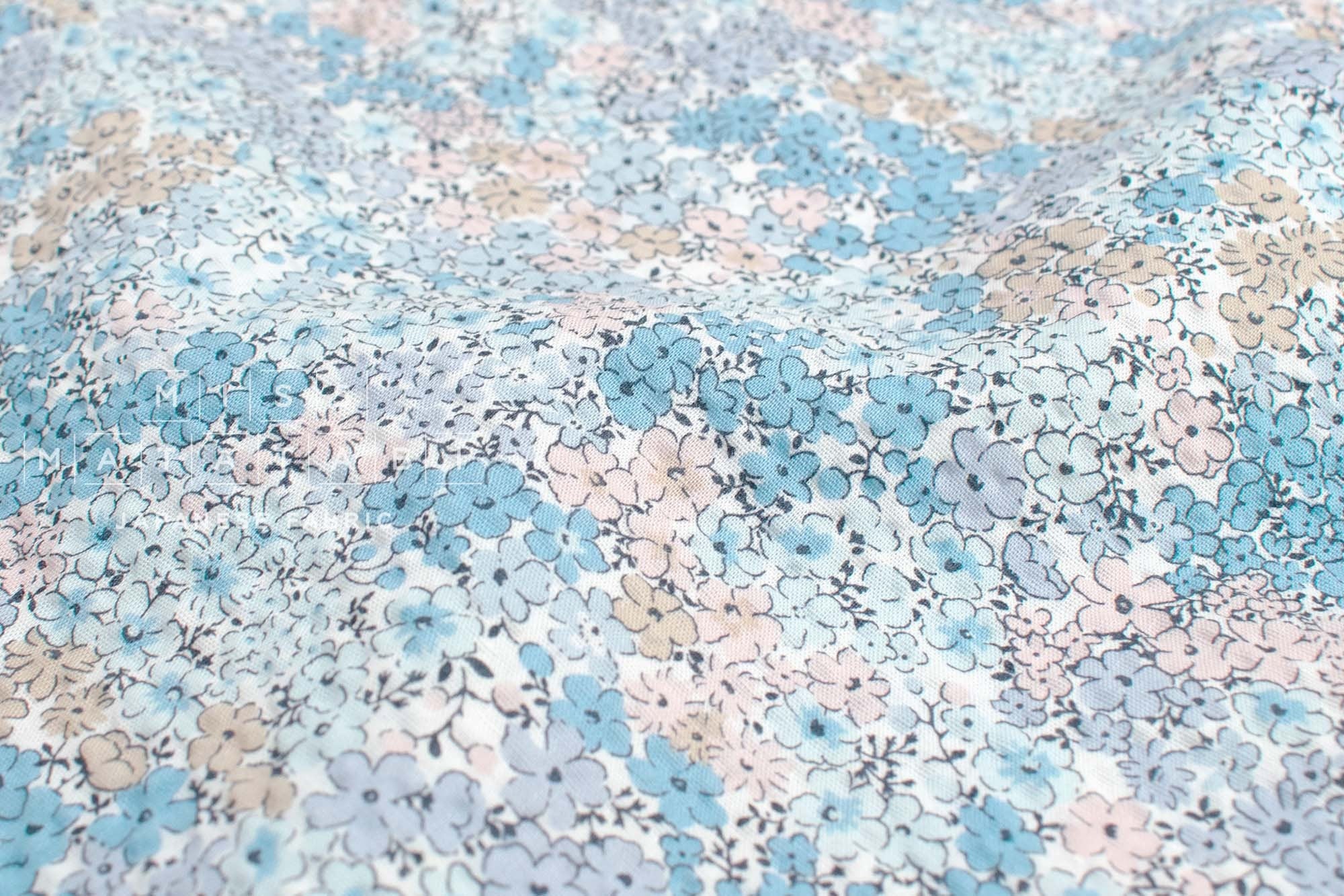 Japanese Fabric Cotton Ripple Hinano - E - 50cm
