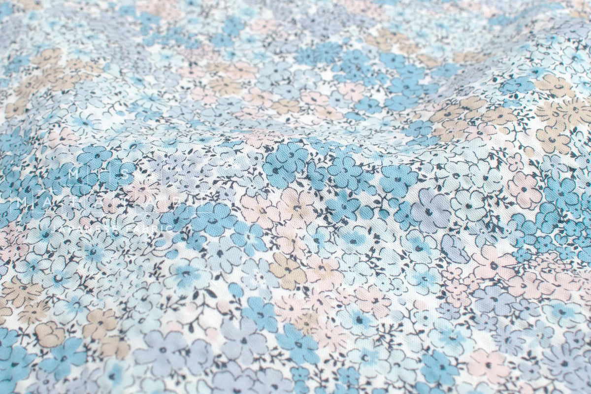 Japanese Fabric Cotton Ripple Hinano - E - 50cm