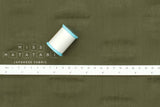 Japanese Fabric Cotton Linen Ripple Dots - green - 50cm