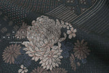 Japanese Fabric Crested Flower Pattern - A - 50cm