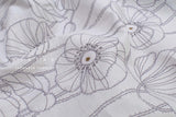 Japanese Fabric Monotone Poppies - C - 50cm