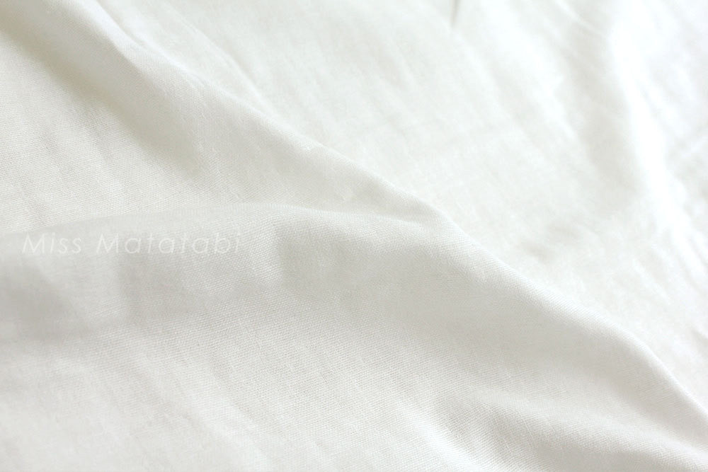 Kobayashi solid double gauze - white