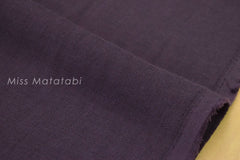 Kobayashi solid double gauze - purple