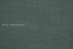 Kobayashi solid double gauze - slate green